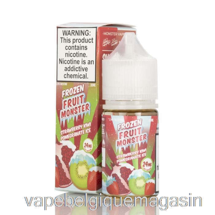 Vape Shop Bruxelles Glace Fraise Kiwi Grenade - Sels Monstres Aux Fruits Surgelés - 30ml 24mg